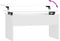 vidaXL - Salontafel - 80x50,5x41,5 - cm - bewerkt - hout - hoogglans - wit