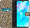 iMoshion Hoesje Geschikt voor Huawei P30 Lite Hoesje Met Pasjeshouder - iMoshion Design Softcase Bookcase - Goud / Zwart / Allover de luxe