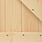 vidaXL - Deur - NARVIK - 85x210 - cm - massief - grenenhout