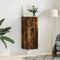 vidaXL - Hangkast - 34,5x34x90 - cm - gerookt - eikenkleurig