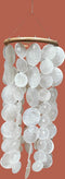 Cokos Sifra Rotan mobiel/windgong Ø16cm - Wit