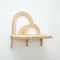 Cokos Sira rotan wandhanger met 3 haken