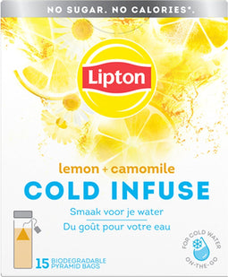 Cold infuse Lipton lemon chamomile