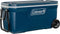 Coleman 100QT Xtreme Koelbox - 94 Liter - Wielen - Blauw