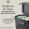 Coleman 55QT Convoy Cooler - 53 liter koelbox – 4 dagen ijs – antibacterieel - grijs