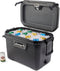Coleman 55QT Convoy Cooler - 53 liter koelbox – 4 dagen ijs – antibacterieel - grijs