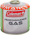 Coleman - Cartouche - Performance 300 - 240 gram - Gasbus - Propaan - Butaan