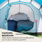 Coleman Cortes 3 tunneltent - tent 3 persoons - waterdichte tent - snel op te zetten - Blauw/Wit