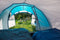Coleman Cortes 3 tunneltent - tent 3 persoons - waterdichte tent - snel op te zetten - Blauw/Wit