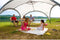 Coleman Event Shelter M Partytent - 3 x 3 Meter - Groen/grijs