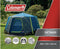 Coleman OctaGo tent - tent 3 persoons - festival tent - Blauw/lime