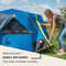 Coleman OctaGo tent - tent 3 persoons - festival tent - Blauw/lime