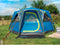 Coleman OctaGo tent - tent 3 persoons - festival tent - Blauw/lime