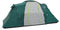 Coleman Spruce Falls 4 Vis-a-Vis tent – familietent 4 persoons - verduisterende tenten - SPF 50 zonbescherming - waterdicht en windbestendig - snel opzetten - 2 ruimte slaapcabines - met opbergvakken - reflecterende scheerlijnen - groen/grijs