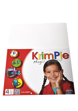 Collall - Krimpievel Magic Plastic wit set à 4 vel | 25 stuks