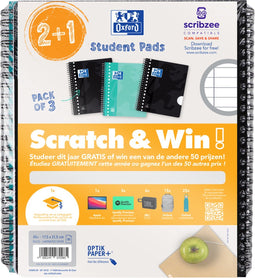 Collblk oxf a5+ ln 17-g scratch win ass | 20 stuks