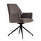Collectables Set van 2 Eetkamerstoelen - Draaibaar - 57 x 63 x 90 cm - Velvet Antraciet
