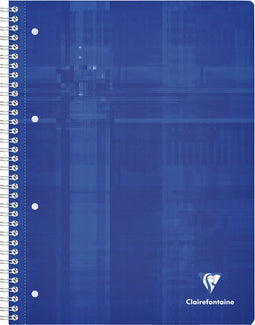 Collegeblok Clairefontaine Studium A4+ 4-gaats 80blz ruit 5x5mm assorti | 5 stuks