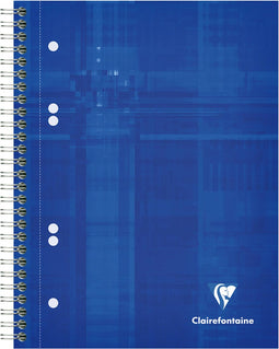 Collegeblok Clairefontaine Studium A5+ 6-gaats 80blz ruit 5x5mm assorti | 5 stuks