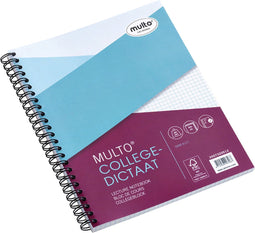 Collegeblok Multo 17-rings ruit 5mm | 10 stuks