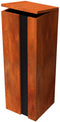 Collu Combo Cortenstaal/RAL 9005 Brievenbus Lengte: 350 Breedte: 35...