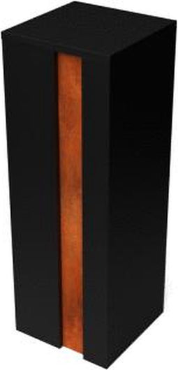 Collu Combo RAL 9005/Cortenstaal Brievenbus Lengte: 350 Breedte: 35...