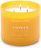 Colonial Candle – Pop Of Color Copper Leather - 411 gram