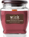 Colonial Candle – Wick Cinnamon Crumble - 425 gram | geurkaars sojablend | 60 tot 90 branduren | houten knisperlont | kruidig en warm | appel, sinaasappel, fris groen, kaneel, amber | herfst winter kerst kaars |