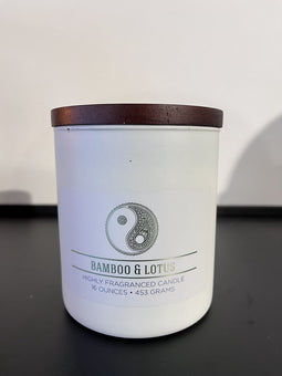 colonialcandle wellness geurkaars bamboo lotus