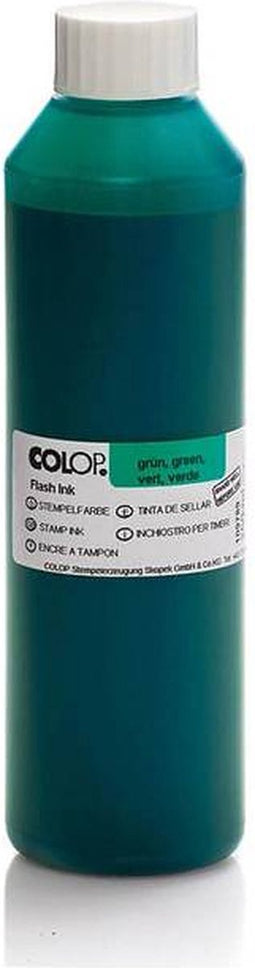 Colop Flash inkt, groen 250 ml
