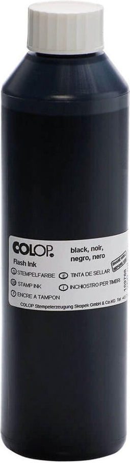 Colop Flash inkt, zwart 250 ml
