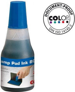 Colop Stempelinkt Blauw (blister 2 x 25 milliliter)