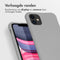 Color Backcover met afneembaar koord voor de iPhone 11 - Grijs