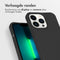 Color Backcover met afneembaar koord voor de iPhone 13 Pro - Zwart