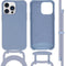 Color Backcover met afneembaar koord voor de iPhone 14 Pro Max - Blauw