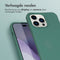 Color Backcover met afneembaar koord voor de iPhone 14 Pro Max - Donkergroen