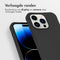 Color Backcover met afneembaar koord voor de iPhone 14 Pro - Zwart