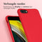 Color Backcover met afneembaar koord voor de iPhone SE (2022 / 2020) / 8 / 7 - Rood