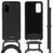 Color Backcover met afneembaar koord voor de Samsung Galaxy S20 - Zwart