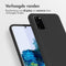 Color Backcover met afneembaar koord voor de Samsung Galaxy S20 - Zwart