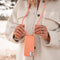 Color Backcover met afneembaar koord voor iPhone 8 Plus / 7 Plus / 6(s) Plus - Peach