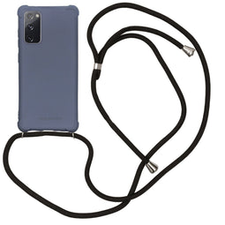 Color Backcover met koord voor de Samsung Galaxy S20 FE - Grijs