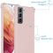 Color Backcover met koord voor de Samsung Galaxy S21 - Roze