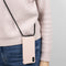 Color Backcover met koord voor de Samsung Galaxy S21 - Roze
