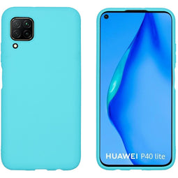 Color Backcover voor de Huawei P40 Lite - Mintgroen