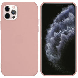 Color Backcover voor de iPhone 12 (Pro) - Dusty Pink