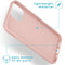 Color Backcover voor de iPhone 12 (Pro) - Dusty Pink