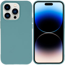 Color Backcover voor de iPhone 14 Pro - Donkergroen