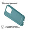 Color Backcover voor de iPhone 14 Pro - Donkergroen