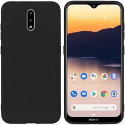Color Backcover voor de Nokia 2.3 - Zwart